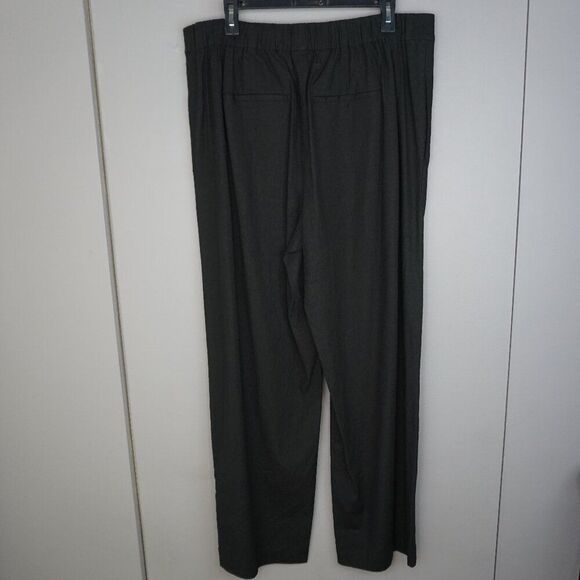 New Vince Linen Blend Pull On Pant in Black size XL (16) $395 - Picture 11 of 16